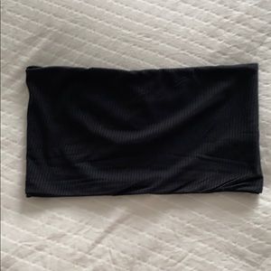Topshop Black Bandeau top size 6